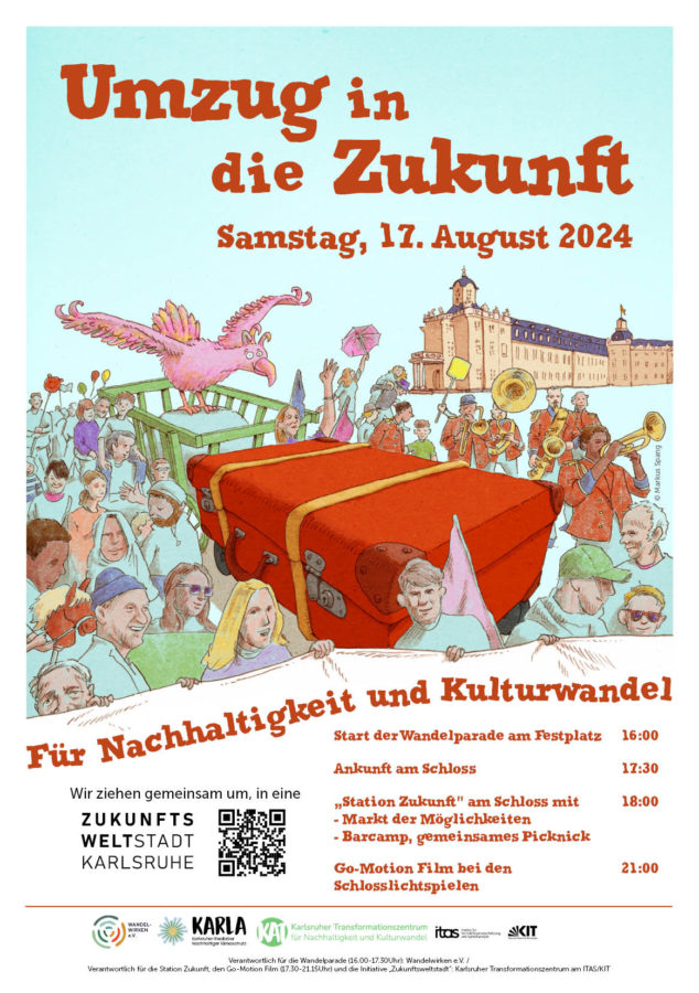 Poster zum Umzug in die Zukunft